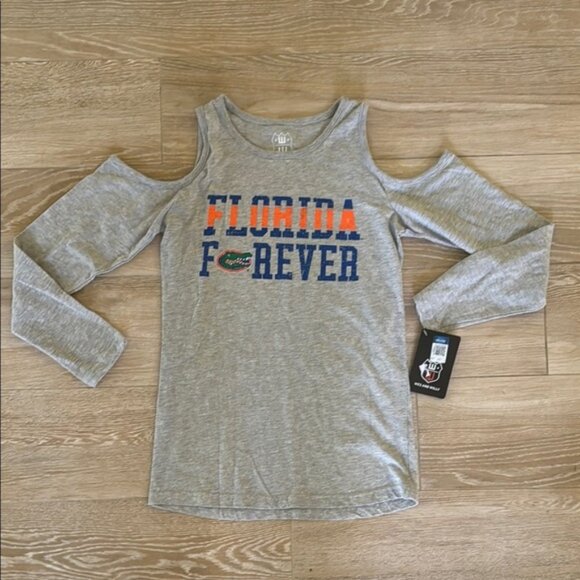 NOT AVAILABLE NWT Wes and Willy UF Florida Gators Cold Shoulder Shoulder - Picture 2 of 10